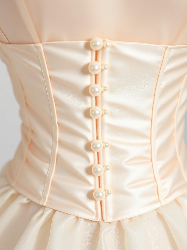 Elyse Champagne Trail Gown — view 3