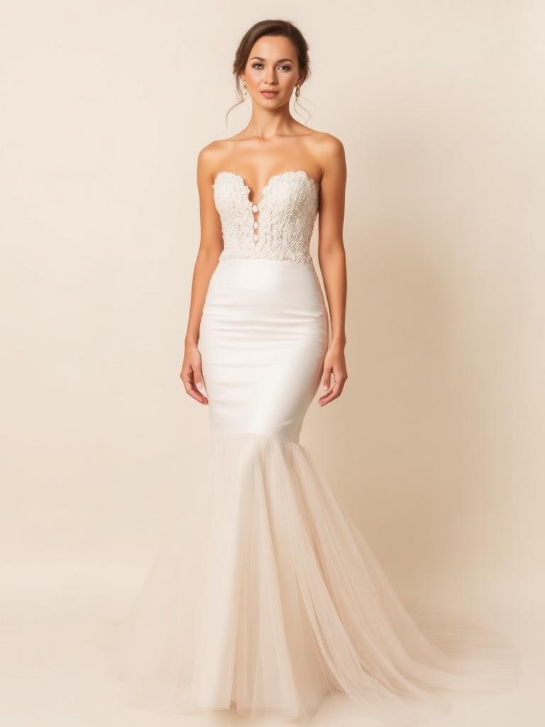 Celeste Pearl Reception Gown