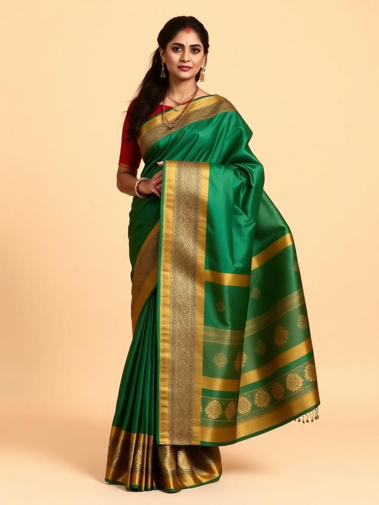 Mysore Emerald Silk Saree