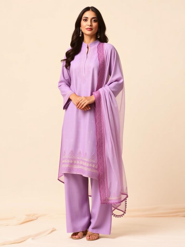 Meher Embroidered Kurti Set