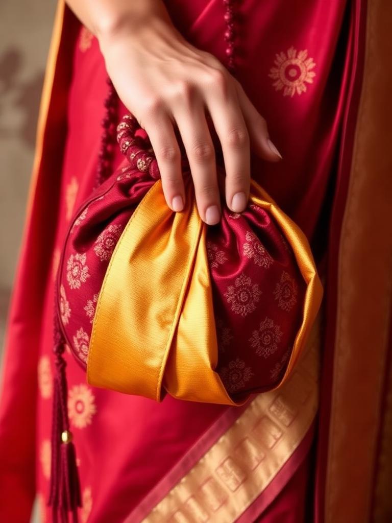 Brocade Potli & Stole Duo — view 2