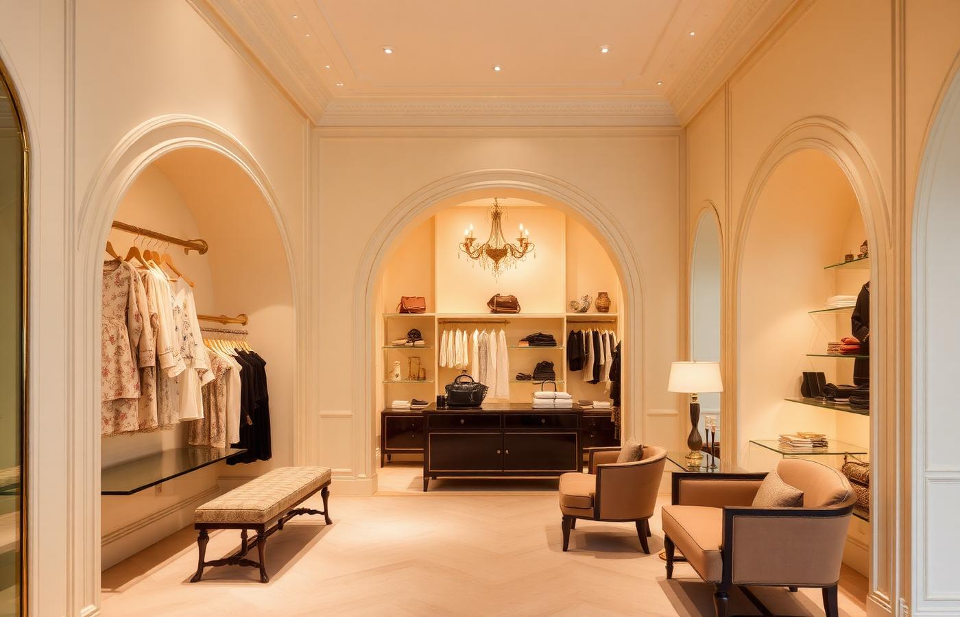 The Fitting Room boutique interior
